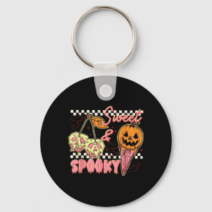 Süßer Sommer Halloween Lustige Eiscreme Kirsche Schlüsselanhänger