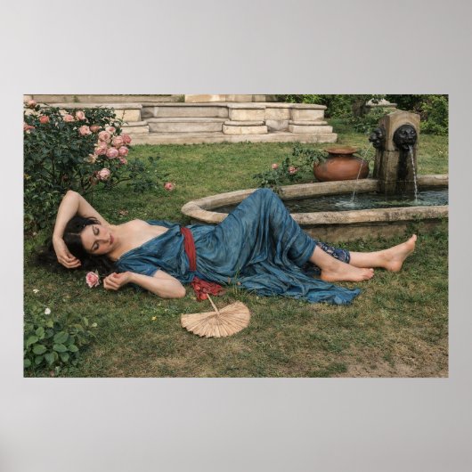 Süßer Sommer von John William Waterhouse Poster (Vorne)