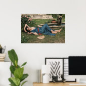 Süßer Sommer von John William Waterhouse Poster (Heimbüro)