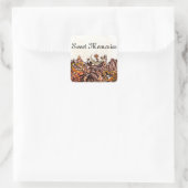 SÜßER SONNTAG! :) QUADRATISCHER STICKER (Tasche)