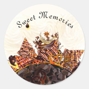 SÜßER SONNTAG! :) RUNDER AUFKLEBER