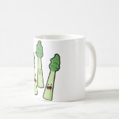 Süßer Spargel Kaffeetasse (VorderseiteRechts)
