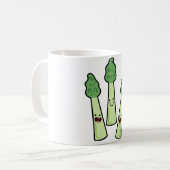 Süßer Spargel Kaffeetasse (Vorderseite Links)