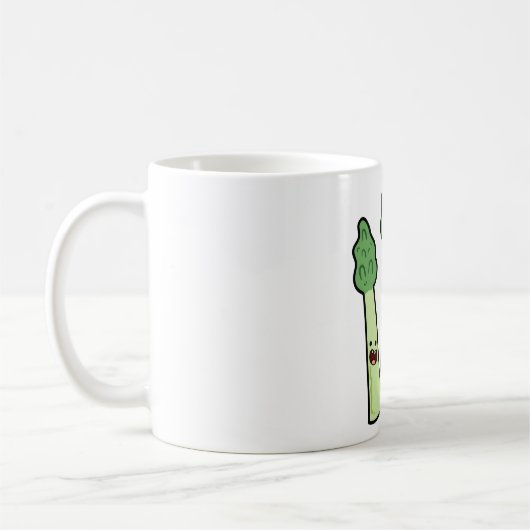 Süßer Spargel Kaffeetasse (Links)