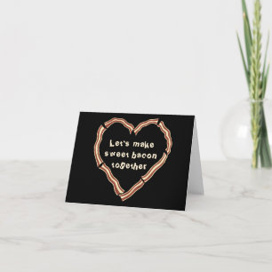 Süßer Speck Feiertagskarte
