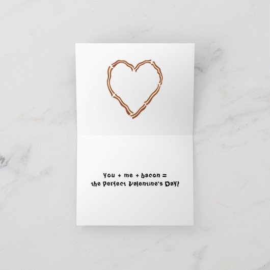 Süßer Speck Feiertagskarte (Innenseite)