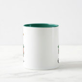 Süßer St. Patrick's Day Glückskobold Gnom Tasse (Zentrum)