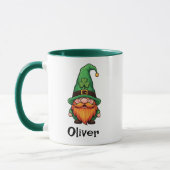 Süßer St. Patrick's Day Glückskobold Gnom Tasse (Links)
