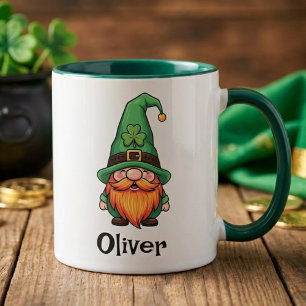Süßer St. Patrick's Day Glückskobold Gnom Tasse