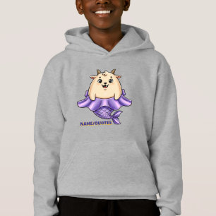 Süßer Steinbock-Cartoon – Whimsicaler Tierkreis Hoodie