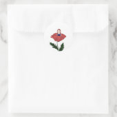 Süßer Sticker - Blume - Mädchen - Basteln (Tasche)