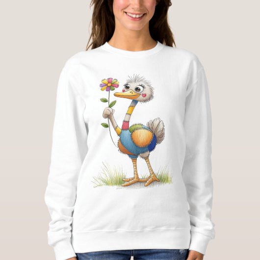 Süßer Strauß Sweatshirt (Vorderseite)