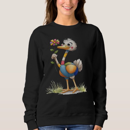 Süßer Strauß Sweatshirt (Vorderseite)