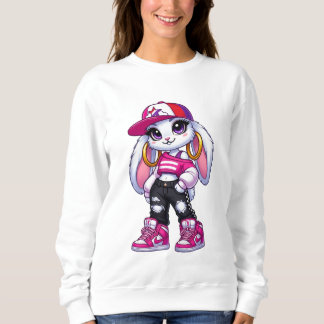 Süßer Streetstyle-Hasen-Pullover 🐰💖✨ | Trendig Sweatshirt