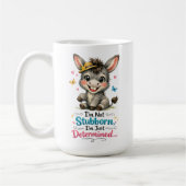 Süßer sturer Maulesel Kaffeetasse (Links)