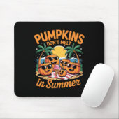 Süßer Summerween-Geist Lustiger Strand Halloween Mousepad (Mit Mouse)