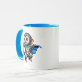Süßer Superheld-Affe. Tasse (Vorderseite Links)