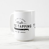 Süßer Survivalist-Ahorn-Baum, der Tasse ansticht (Vorderseite Links)