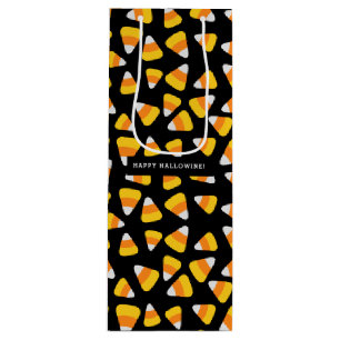 Süßer Süßigkeits-Mais glückliches Hallowine Geschenktüte Für Weinflaschen