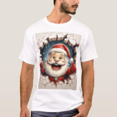 Süßer T - Shirt mit dem Weihnachtsmann (Vorderseite)