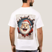 Süßer T - Shirt mit dem Weihnachtsmann (Rückseite)