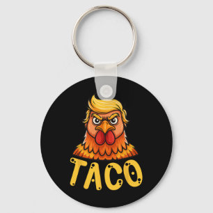 Süßer Taco Trump kneift immer Lustig Los geht's Schlüsselanhänger