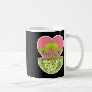 Süßer Tag der Erde Täglicher Umweltschutz G Kaffeetasse