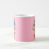 Süßer tanzender Tiger Kaffeetasse (Mittel)