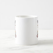 Süßer Tapir liest ein Buch Custom Kaffeetasse (Mittel)