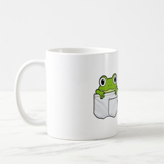 Süßer Taschenfrosch Kaffeetasse (Links)