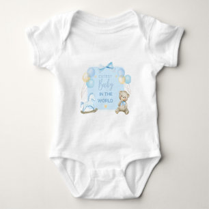 Süßer Teddybär Baby-Jungen-Body Willkommen in der  Baby Strampler