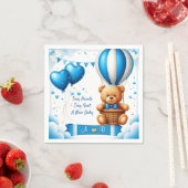Süßer Teddybär Baby Shower 🧸 Serviette (Beispiel)