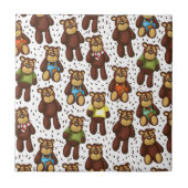 Süßer Teddybär Fliese (Vorderseite)