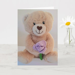 Süßer Teddybär Herzlichen Glückwunsch zur Geburt E Karte