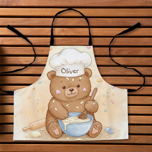 Süßer Teddybär-Koch Schürze