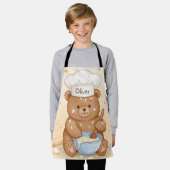 Süßer Teddybär-Koch Schürze (Getragen)