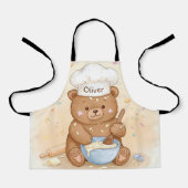 Süßer Teddybär-Koch Schürze (Vorderseite)