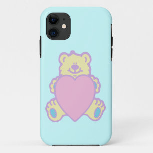 Süßer Teddybär Liebesherz iPhone 11 Hülle