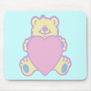 Süßer Teddybär Liebesherz Mousepad
