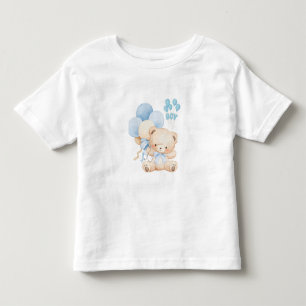 Süßer Teddybär mit Ballons – Hübsches Design Kleinkind T-shirt