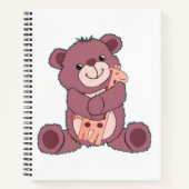 Süßer Teddybär Notizblock (Vorderseite)