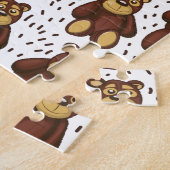 Süßer Teddybär Puzzle (Seite)