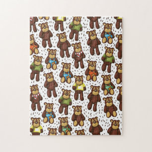 Süßer Teddybär Puzzle