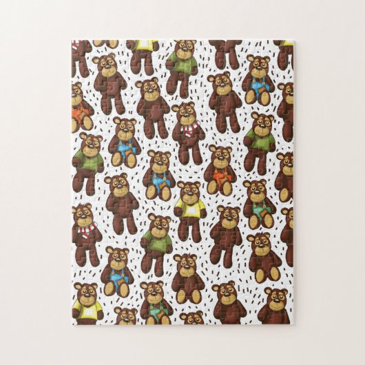 Süßer Teddybär Puzzle (Vertikal)