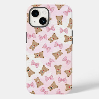 Süßer Teddybär & Schleife iPhone 14 Hülle 🧸