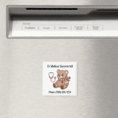 Süßer Teddybär-Stethoskop-Kinderarzt Magnet (In Situ (Geschirrspüler))