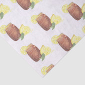 Süßer Tee mit Lemon Seidenpapier (Ausschnitt)