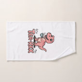 Süßer Tee-Rex rosa Dinosaurier – Schluck passiert! Handtuch (Handtuch)