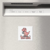 Süßer Tee-Rex rosa Dinosaurier – Schluck passiert! Magnet (In Situ (Geschirrspüler))