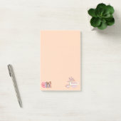 Süßer Tee und Bücher Post-it Klebezettel (Büro)